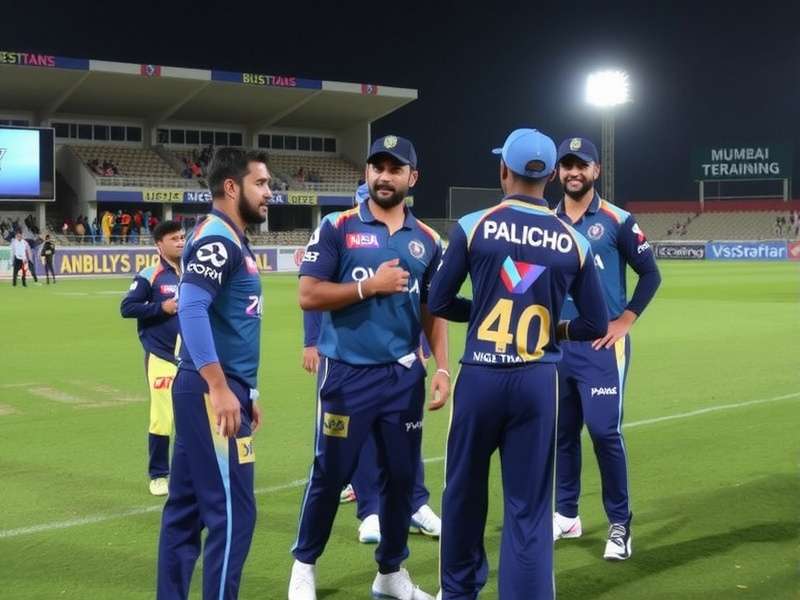 Mumbai Titans-5 team meeting in modern office